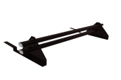 Снегозадержатель трубчатый для композитной черепицы RAL 9005 (1м) Центр Кровли