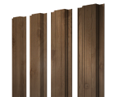 Штакетник Прямоугольный с прямым резом 0,45 Print Premium Pine Wood Fresh Центр Кровли