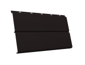 ЭкоБрус 3D 0,345 Grand Line 0,45 PE с пленкой RAL 9005 черный Центр Кровли