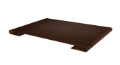 Планка стыковочная 0,45 Print Elite Choco Wood TwinColor (2м) Центр Кровли