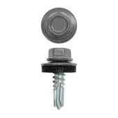 Саморез по металлу 5,5х19 (250шт) сверло №3 RAL 9006 Центр Кровли