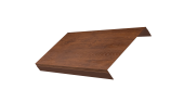 Ламель обратная 150 забора жалюзи Texas 0,45 Print Premium с пленкой Golden Wood Fresh TwinColor Центр Кровли