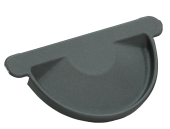 Заглушка торцевая универсальная 125 мм Matte PU RAL 7024 Центр Кровли
