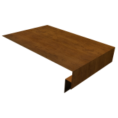 Планка околооконная сложная 250х50х18 (j-фаска) 0,45 Print Elite Golden Wood TwinColor (3м) Центр Кровли