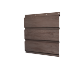 Софит металлический без перфорации 0,45 Print Elite с пленкой White Wood TwinColor Центр Кровли