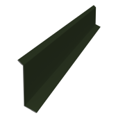 Планка примыкания в штробу 60 0,5 Satin Matt TX RAL 6020 хромовая зелень (2м) Центр Кровли