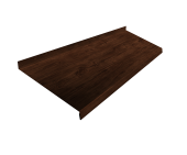 Отлив простой 250 0,45 Print Elite Cherry Wood TwinColor (3м) Центр Кровли