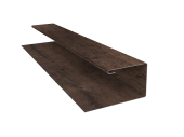 Планка П-образная БХ new 0,45 Print-Double Elite Antique Wood (2м) Центр Кровли