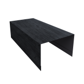 Крышка для забора из сайдинга (Блок-хаус new) 0,45 Print Premium Grey Wood TwinColor (2,5м) Центр Кровли