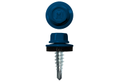 Саморез по металлу Daxmer 4,8х19 RAL 5005 (250) сверло №2 Центр Кровли