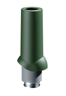 фото Выход вентиляционный Docke Premium изолированный125/700 зеленый Центр Кровли картинка Выход вентиляционный Docke Premium изолированный125/700 зеленый Центр Кровли