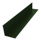 Угол внутренний 40х40 0,5 Satin Matt TX RAL 6020 хромовая зелень (3м) Центр Кровли