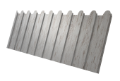 Профнастил С8A v01 фигурный 0,45 Print Elite Snow Wood TwinColor Центр Кровли