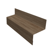 Отлив межэтажный 45 0,45 Print Elite White Wood TwinColor (2м) Центр Кровли