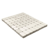 Плитка тротуарная Классико Белый h60 57х115 115х115 172х115 Центр Кровли