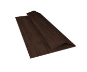 Планка финишная БХ new 0,45 Print-Double Elite Antique Wood (3м) Центр Кровли