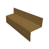Отлив межэтажный 45 0,45 Print Elite Honey Wood TwinColor (2м) Центр Кровли