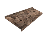Отлив простой 250 0,45 Print Elite King Stone TwinColor (3м) Центр Кровли