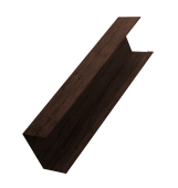 Крышка жалюзи Milan,Tokyo 0,45 Print-Double Premium Antique Wood (2,5м) Центр Кровли