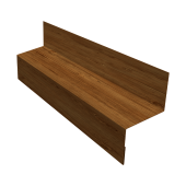 Отлив межэтажный 35 0,45 Print Elite Golden Wood TwinColor (3м) Центр Кровли
