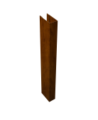 Стойка жалюзи Texas 0,45 Print-double Premium Golden Wood Intense F (для калиток и ворот) (1,8м) Центр Кровли