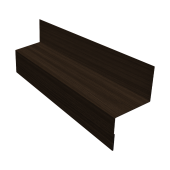 Отлив межэтажный 35 0,45 Print Elite Coffee Wood TwinColor (2м) Центр Кровли
