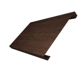 Ламель лицевая 200 забора жалюзи Texas 0,45 Print Premium с пленкой Antique Wood TwinColor Центр Кровли