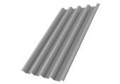 Профнастил Н60R v01 0,5 Satin RAL 9006 бело-алюминиевый Центр Кровли