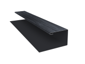 Планка П-образная Экобрус Grand Line 0,45 Print Premium Grey Wood TwinColor (2м) Центр Кровли