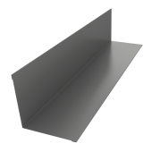 Угол внутренний 110х110 0,45 Drap TX RAL 7047 телегрей 4 (3м) Центр Кровли