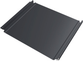 Кликфальц Double Pro Grand Line 0,5 ПЭ слим с пленкой на замках RAL 7004 сигнальный серый Центр Кровли