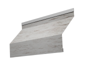 Ламель забора жалюзи Milan new 0,45 Print Elite с пленкой Snow Wood TwinColor Центр Кровли