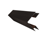 Угол внешний сложный 75х75 0,45 Print Elite Coffee Wood TwinColor (3м) Центр Кровли