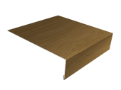 Планка лобовая/околооконная простая 190х50 0,45 Print Elite Honey Wood TwinColor (3м) Центр Кровли