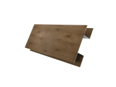 Планка H-образная Экобрус 0,45 Print Premium с пленкой Pine Wood Fresh (2м) Центр Кровли