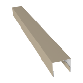 Планка П-образная заборная 24 0,45 Drap TX RAL 1015 светлая слоновая кость (2м) Центр Кровли