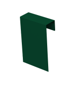 Соединительный профиль фибросайдинга 0,45 PE-Double с пленкой RAL 6005 зеленый мох (3м) Центр Кровли