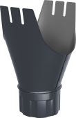 Воронка Optima 185/150мм RAL 7024 Центр Кровли
