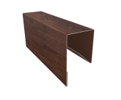 Планка П-образная заборная 17 0,4 Print Premium Cherry Wood Fresh TwinColor (3м) Центр Кровли