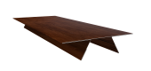Планка стыковочная составная верхняя 0,45 Print-Double Premium Cherry Wood Fresh (3м) Центр Кровли