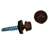 Саморез по металлу Daxmer 5,5х25 (250шт) сверло №3 RAL 8011 Центр Кровли