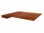 Планка завершающая 0,45 Print-Double Premium Golden Wood Fresh (3м) Центр Кровли