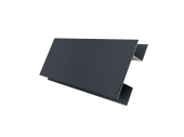 Планка H-образная Экобрус 0,5 Satin Matt TX RAL 7024 мокрый асфальт (3м) Центр Кровли