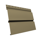 Квадро брус 3D 0,45 PE с пленкой RAL 1014 слоновая кость Центр Кровли