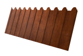 Профнастил С8A v01 фигурный 0,4 Print Premium Golden Wood Fresh TwinColor Центр Кровли