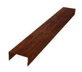 Крышка забора для горизонтального монтажа штакетника 0,45 Print-Double Premium Cherry Wood Fresh (2,5м) Центр Кровли