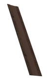 Крепежная планка жалюзи Milan, Milan Slim, Tokyo 0,45 Print Premium Antique Wood TwinColor (2,5м) Центр Кровли