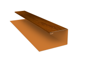 Планка П-образная БХ new 0,4 Print Premium Golden Wood Intense FTC (3м) Центр Кровли
