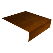 Планка околооконная простая 200х75 0,4 Print Premium Golden Wood Intense FTC (3м) Центр Кровли