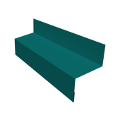 Отлив межэтажный 45 0,45 PE с пленкой RAL 5021 водная синь (3м) Центр Кровли